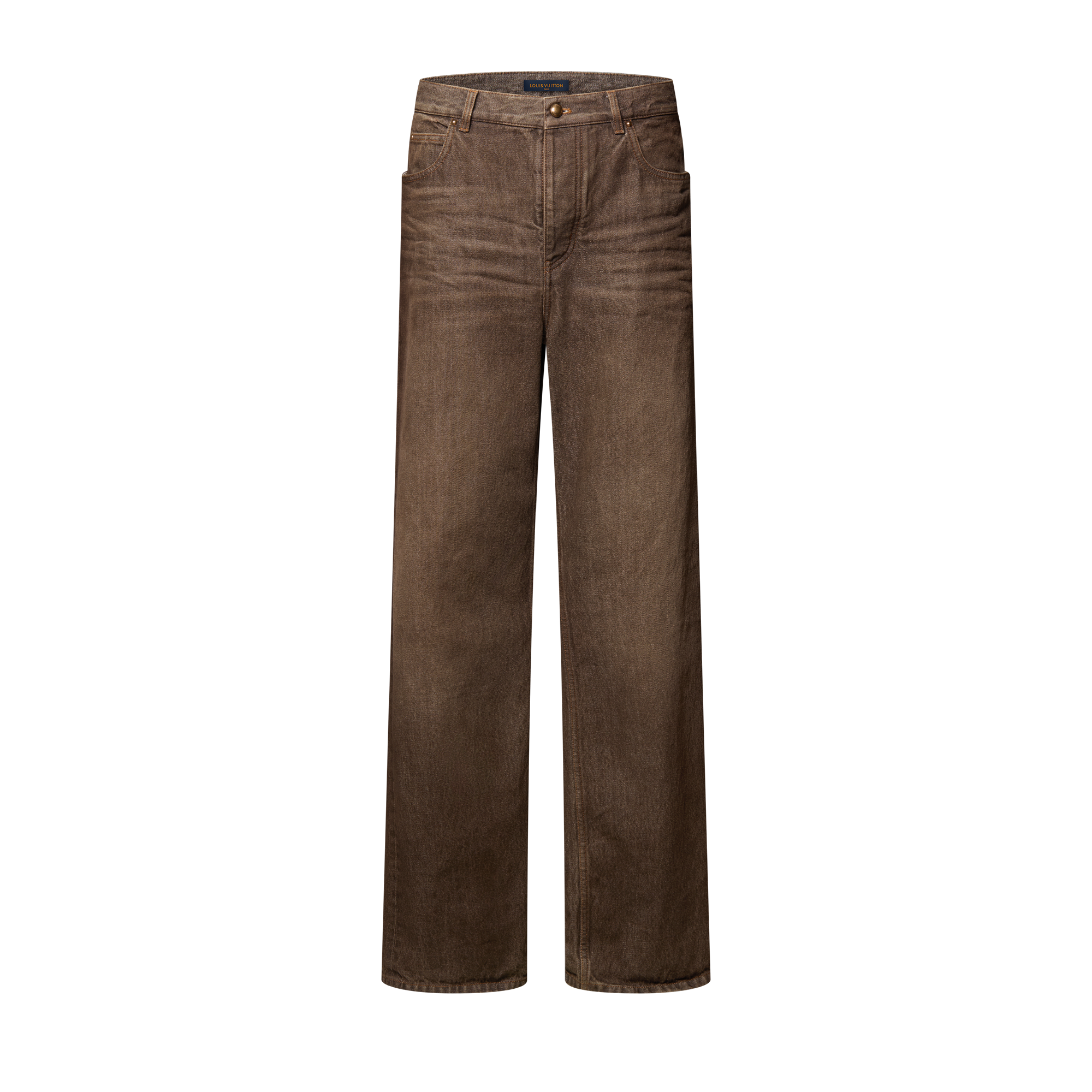 Coffee Indigo Denim Skate Pants - For Men 1AJUEJ | LOUIS VUITTON